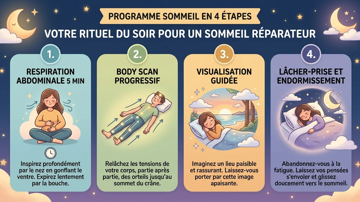 Infographie du processus : programme selon le profil