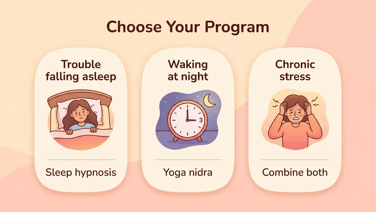 Process infographic: a program for each profile