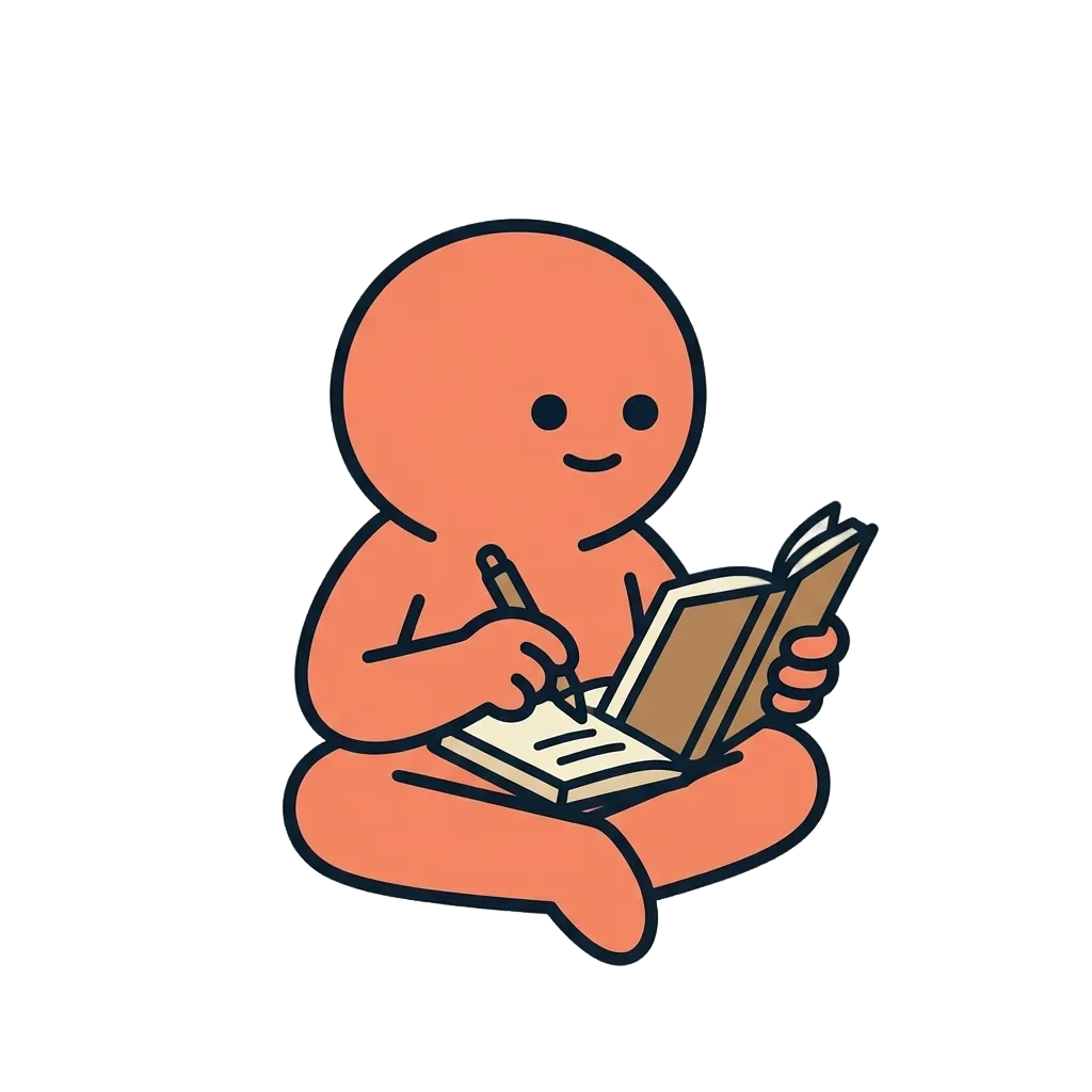 Mascotte Serena qui écrit